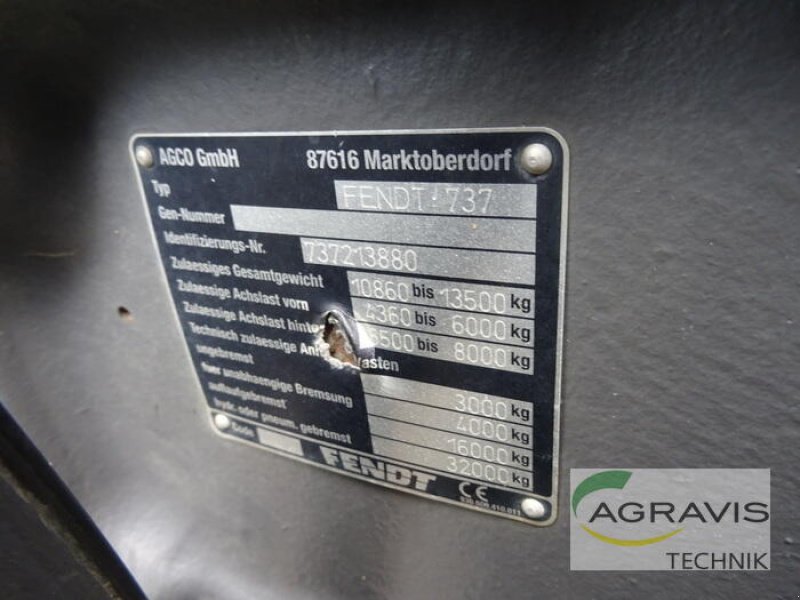 Traktor Türe ait Fendt 724 VARIO SCR PROFI, Gebrauchtmaschine içinde Uelzen (resim 9)