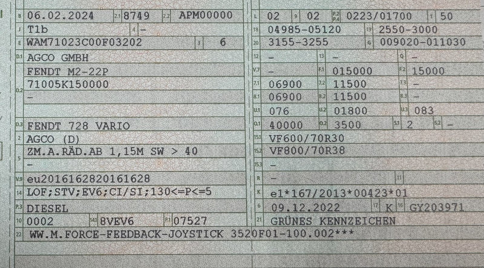 Traktor tip Fendt 728 Vario ProfiPlus, Gebrauchtmaschine in Leiblfing (Poză 9)