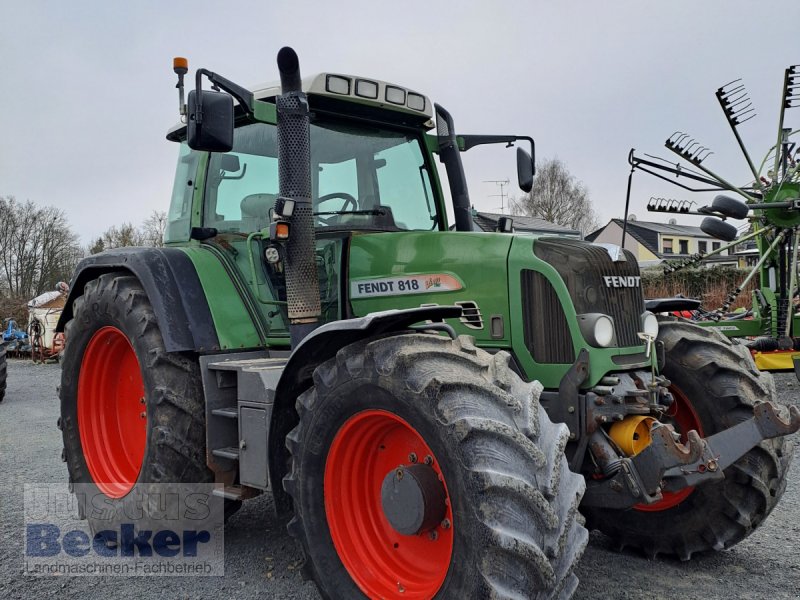 Traktor van het type Fendt 818 Vario, Gebrauchtmaschine in Weimar-Niederwalgern (Foto 1)