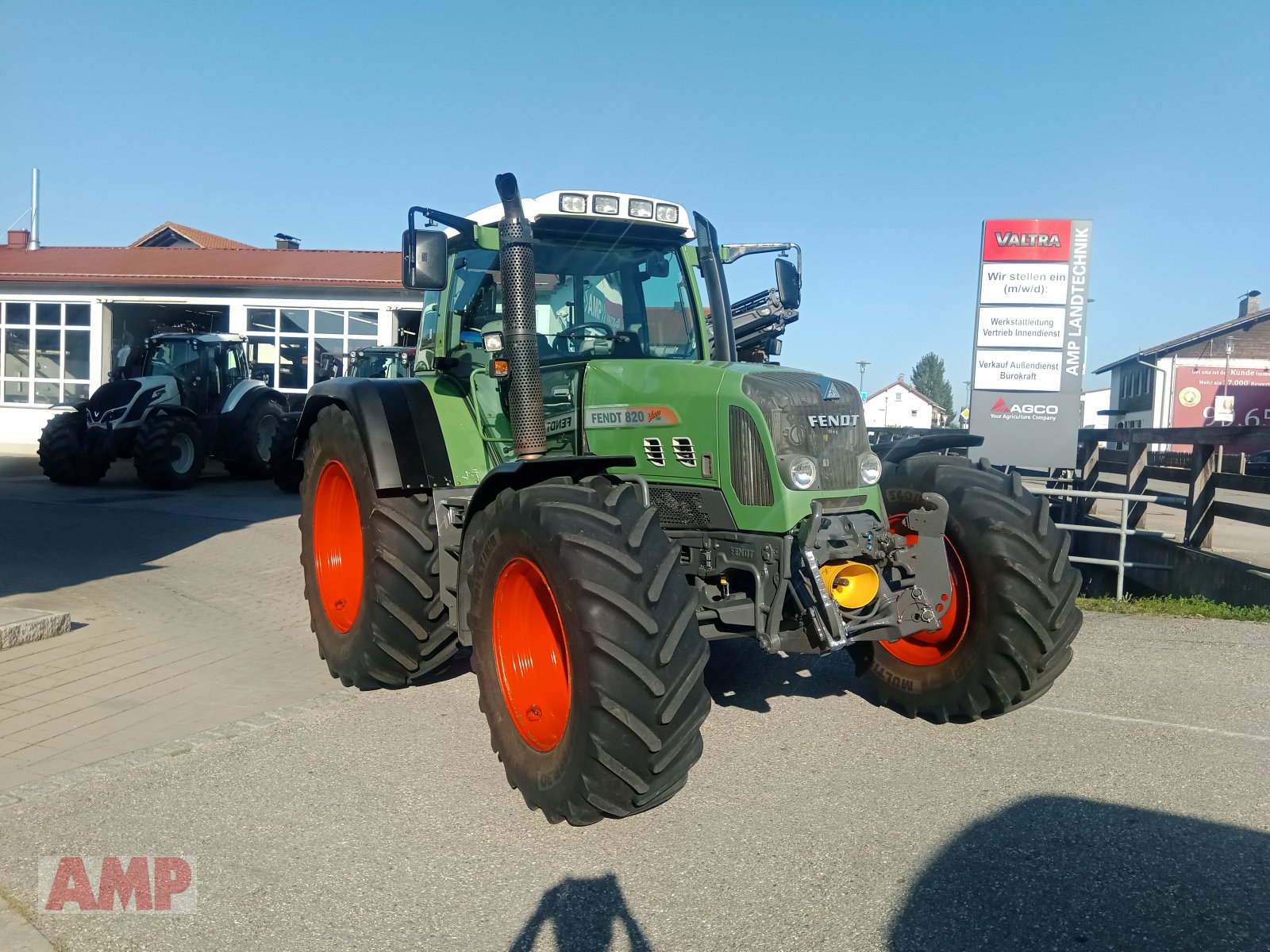 Traktor van het type Fendt 820 Vario, Gebrauchtmaschine in Teising (Foto 2)