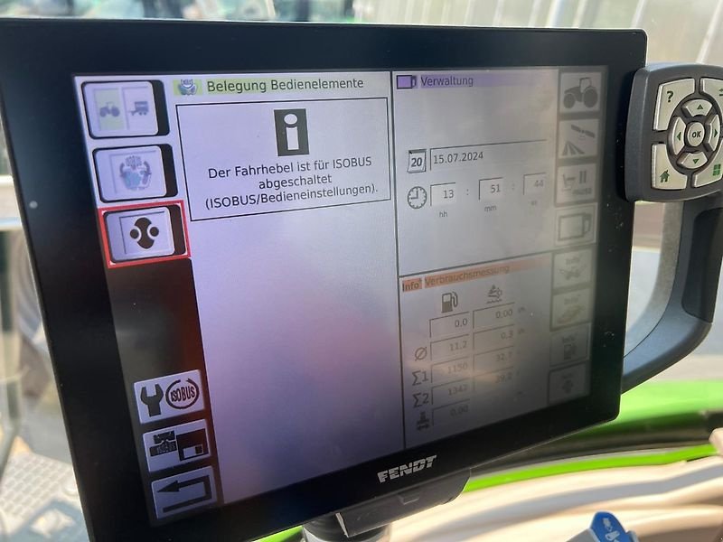 Traktor typu Fendt 824 Profi Plus, Gebrauchtmaschine w Altenstadt (Zdjęcie 9)