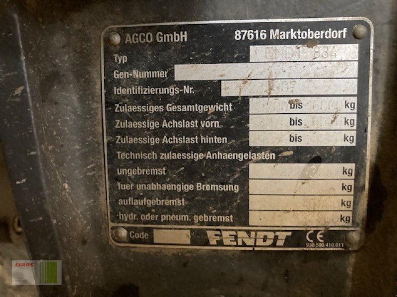 Traktor a típus Fendt 824 Vario Profi Plus, Gebrauchtmaschine ekkor: Bordesholm (Kép 2)