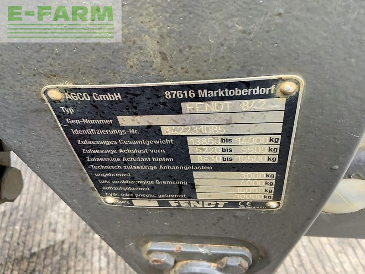 Traktor tipa Fendt 828 profi plus tractor (st21378), Gebrauchtmaschine u SHAFTESBURY (Slika 16)