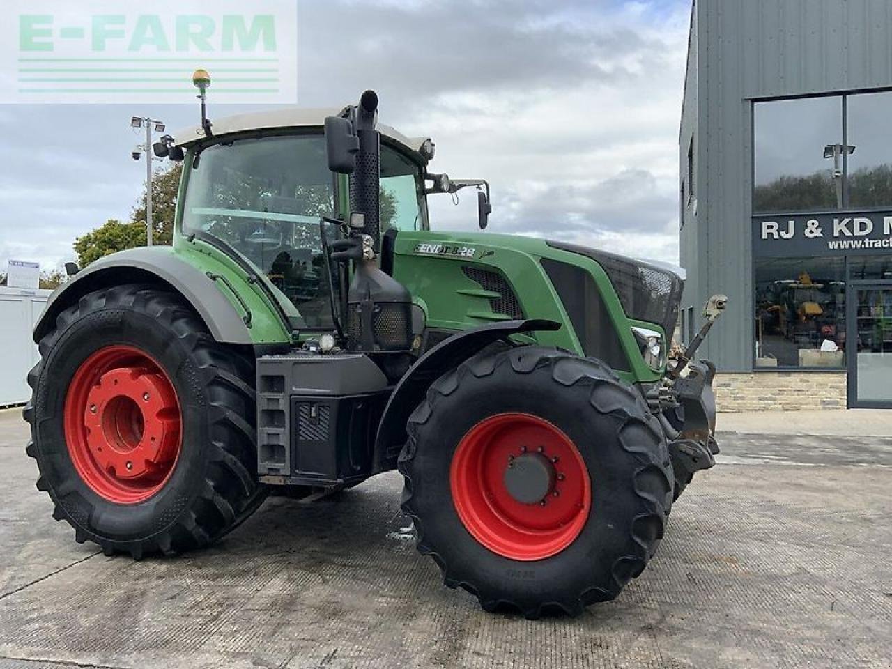 Traktor Türe ait Fendt 828 profi plus tractor (st21378), Gebrauchtmaschine içinde SHAFTESBURY (resim 12)