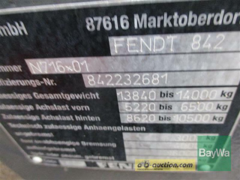 Traktor des Typs Fendt 828 S 4 Profi Plus  #837, Gebrauchtmaschine in Schönau (Bild 12)