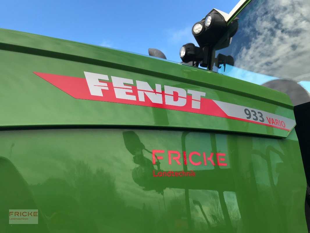 Traktor Türe ait Fendt 933 Vario Profi Plus Gen 6 RÜFA, Gebrauchtmaschine içinde Demmin (resim 13)