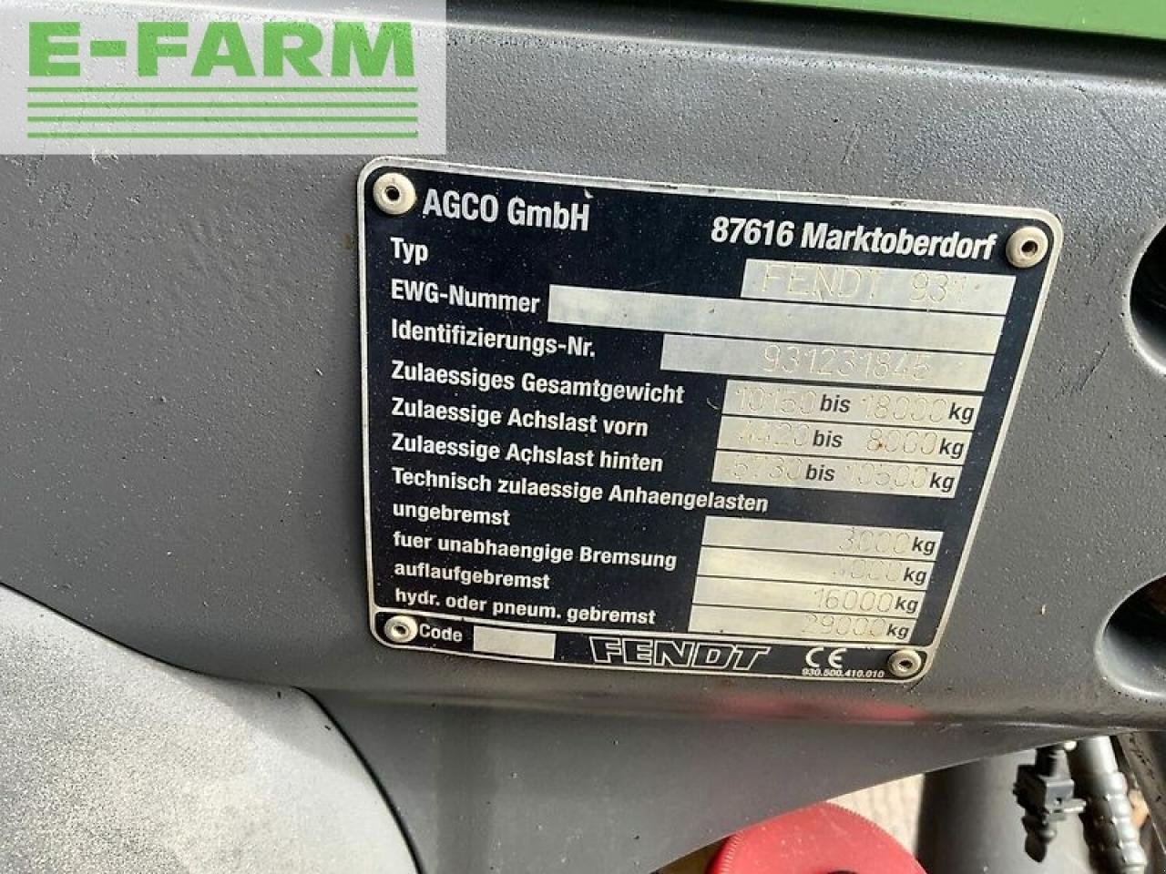 Traktor tipa Fendt 933 vario tractor (st20255), Gebrauchtmaschine u SHAFTESBURY (Slika 17)