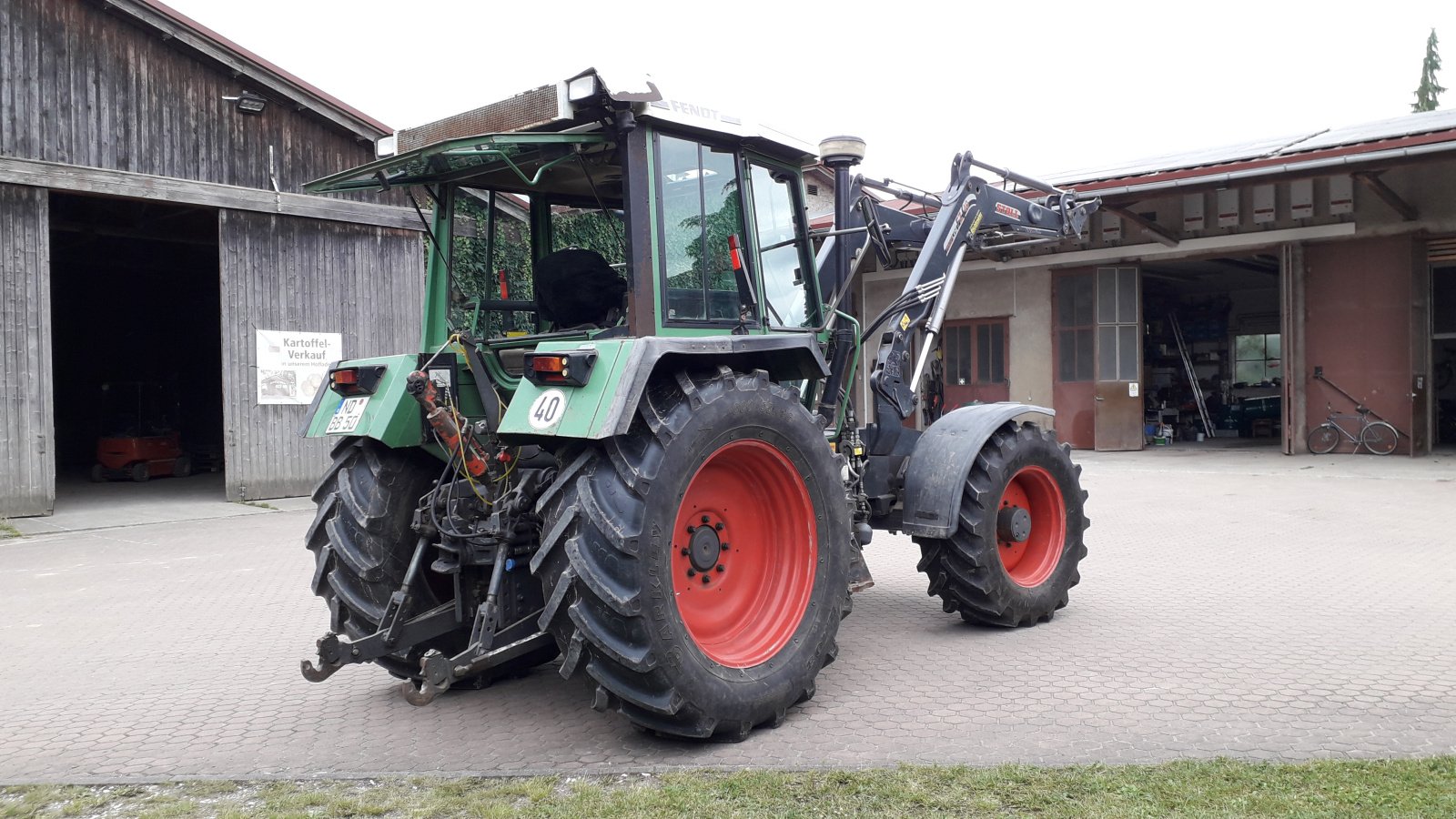 Traktor typu Fendt F 395 GTA, Gebrauchtmaschine v Neuburg (Obrázek 4)