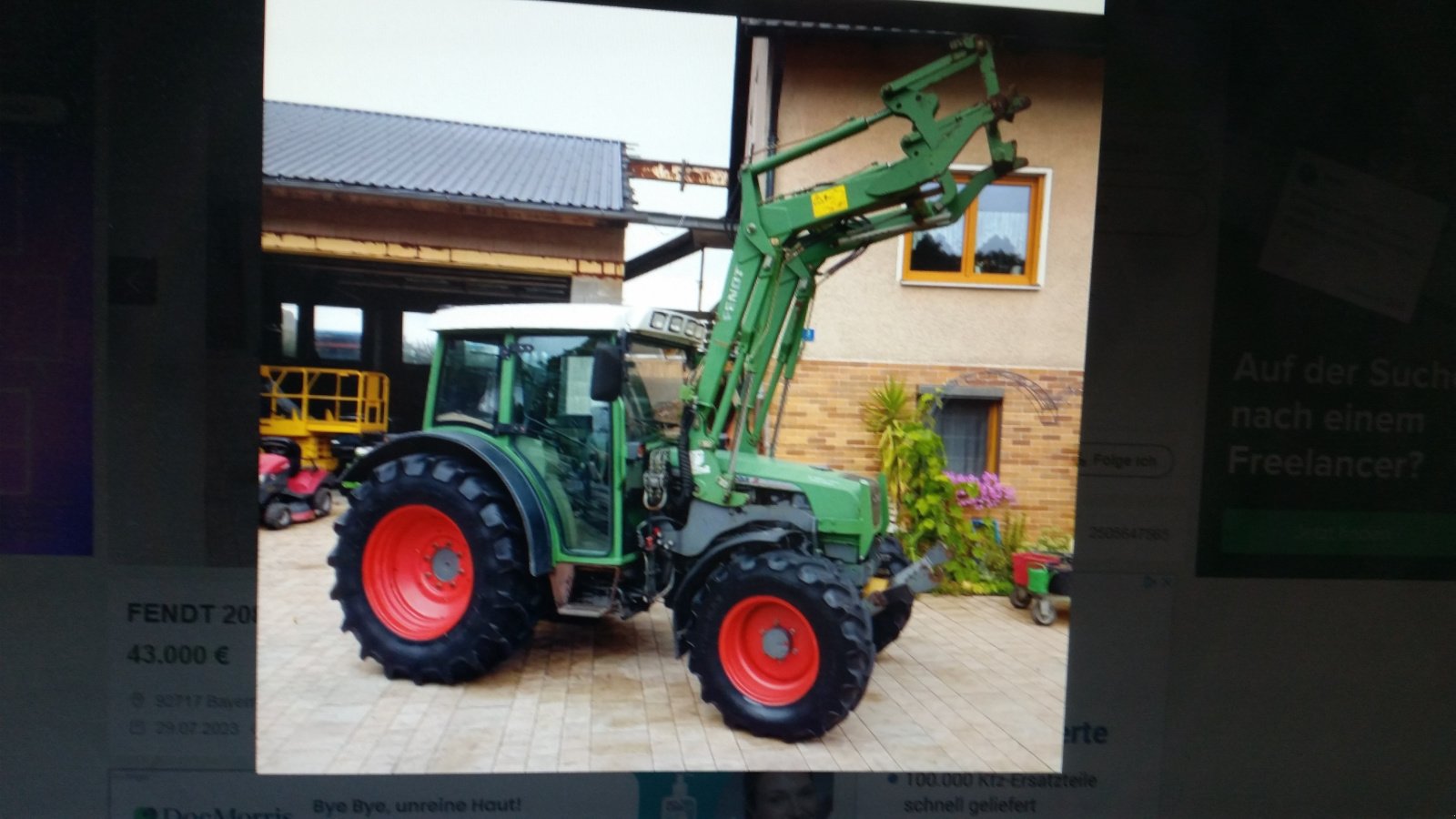 Traktor des Typs Fendt Farmer 208 S, Gebrauchtmaschine in Reuth (Bild 3)