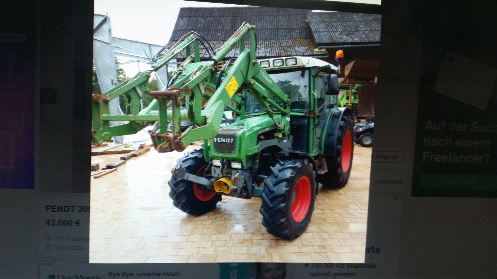 Traktor от тип Fendt Farmer 208 S, Gebrauchtmaschine в Reuth (Снимка 5)