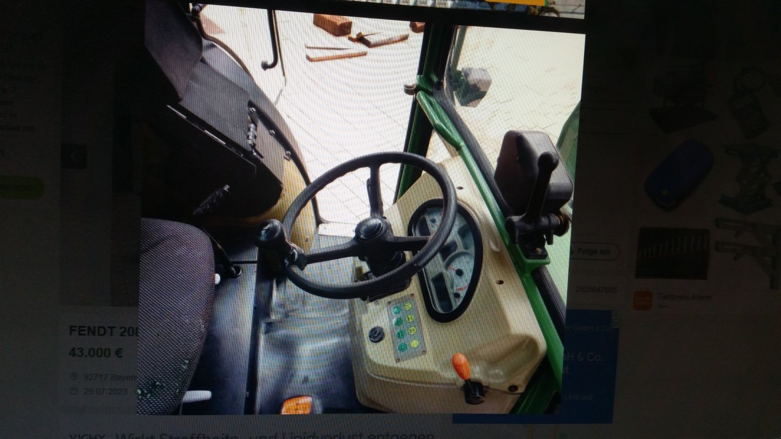 Traktor Türe ait Fendt Farmer 208 S, Gebrauchtmaschine içinde Reuth (resim 10)