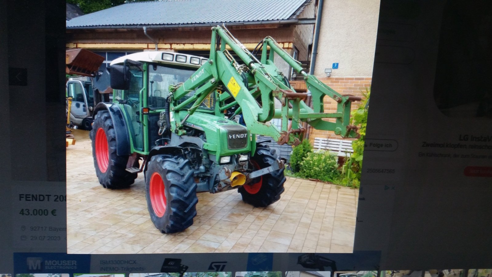 Traktor del tipo Fendt Farmer 208 S, Gebrauchtmaschine en Reuth (Imagen 21)