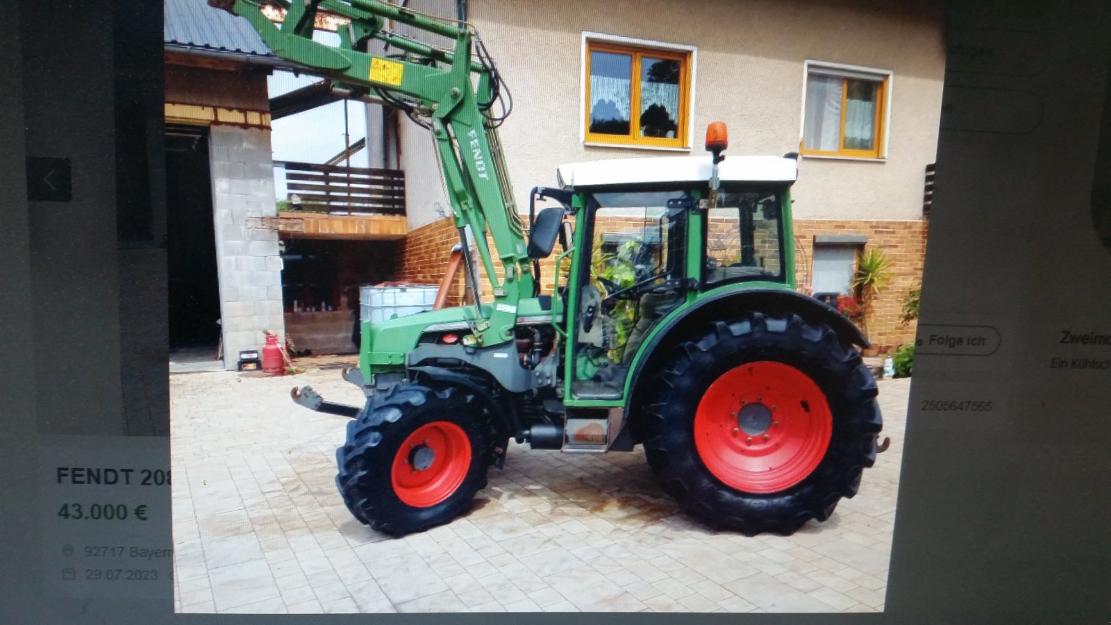 Traktor van het type Fendt Farmer 208 S, Gebrauchtmaschine in Reuth (Foto 25)