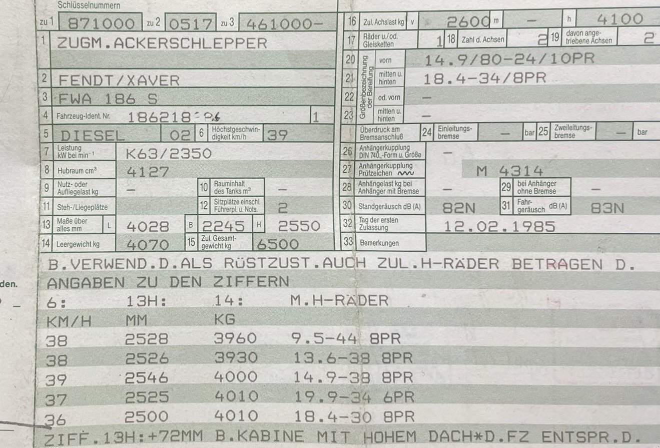 Traktor van het type Fendt Farmer 309 LSA, FH, 7.700 h ( kein 306 308 310 ), Gebrauchtmaschine in Weimar/Hessen (Foto 8)