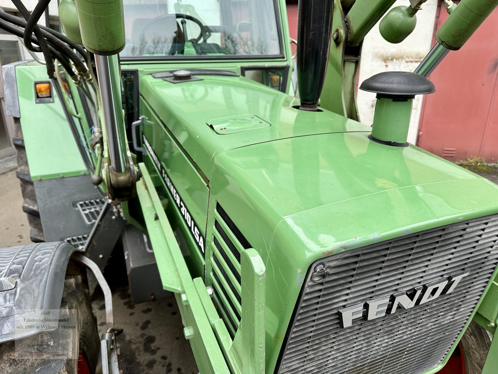 Traktor Türe ait Fendt Farmer 310 mit Stoll Frontlader ( No 308 309 311 312 ), Gebrauchtmaschine içinde Weimar/Hessen (resim 4)