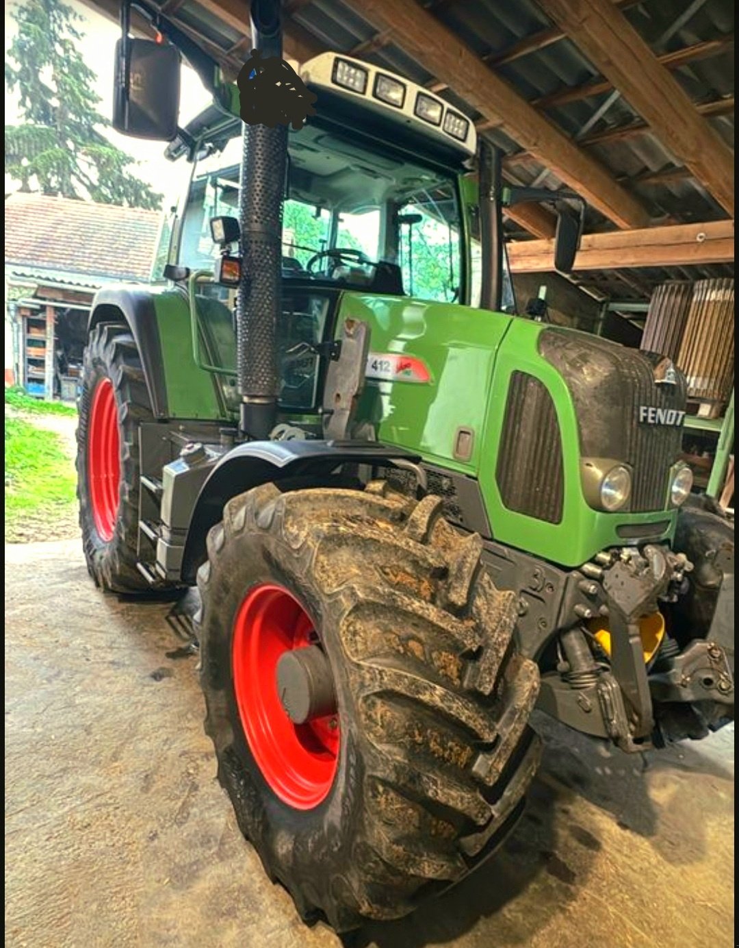 Traktor van het type Fendt Farmer 412 Vario, Gebrauchtmaschine in Böbrach (Foto 6)