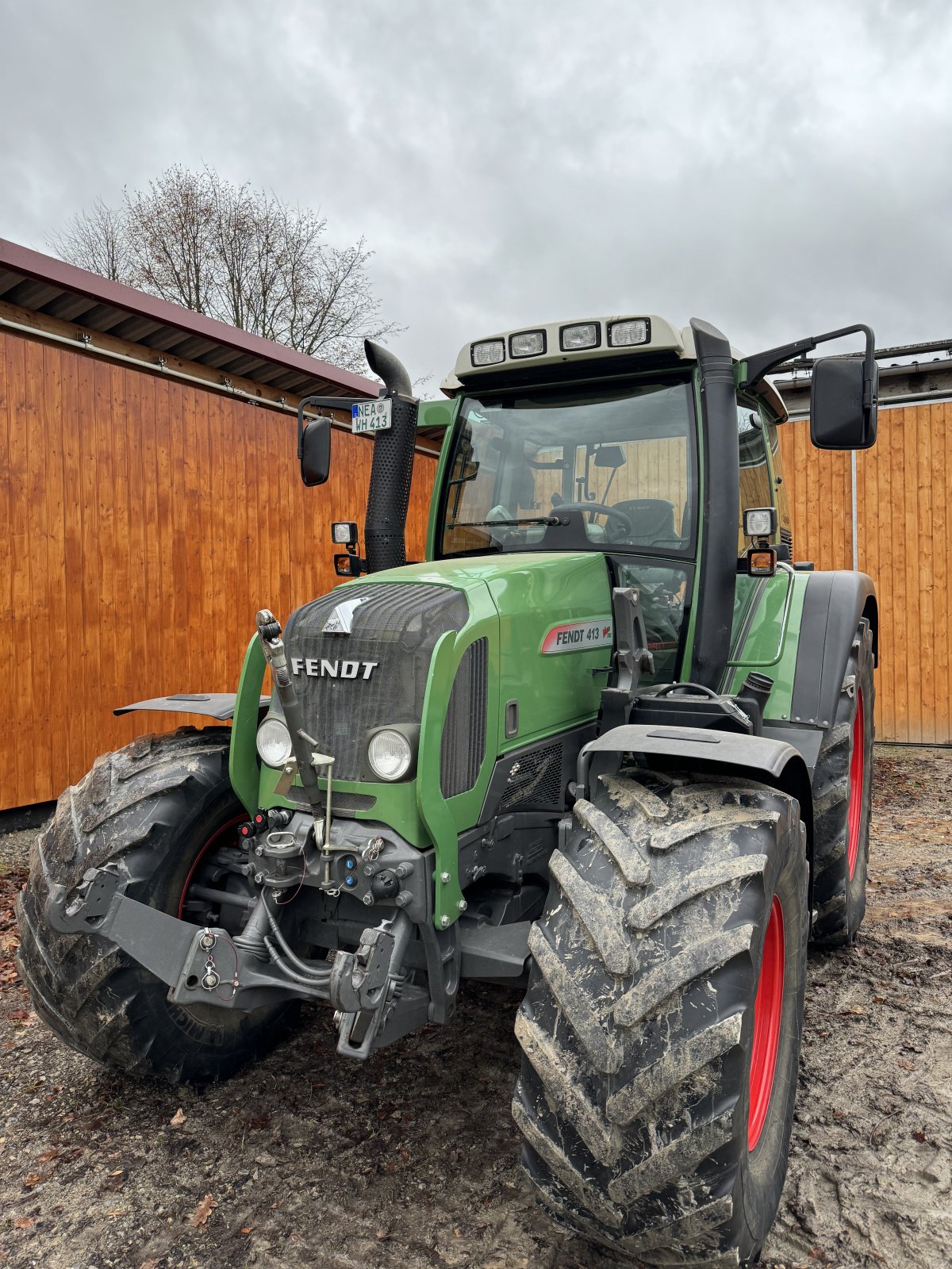 Traktor του τύπου Fendt Farmer 413 Vario, Gebrauchtmaschine σε Simmershofen (Φωτογραφία 2)