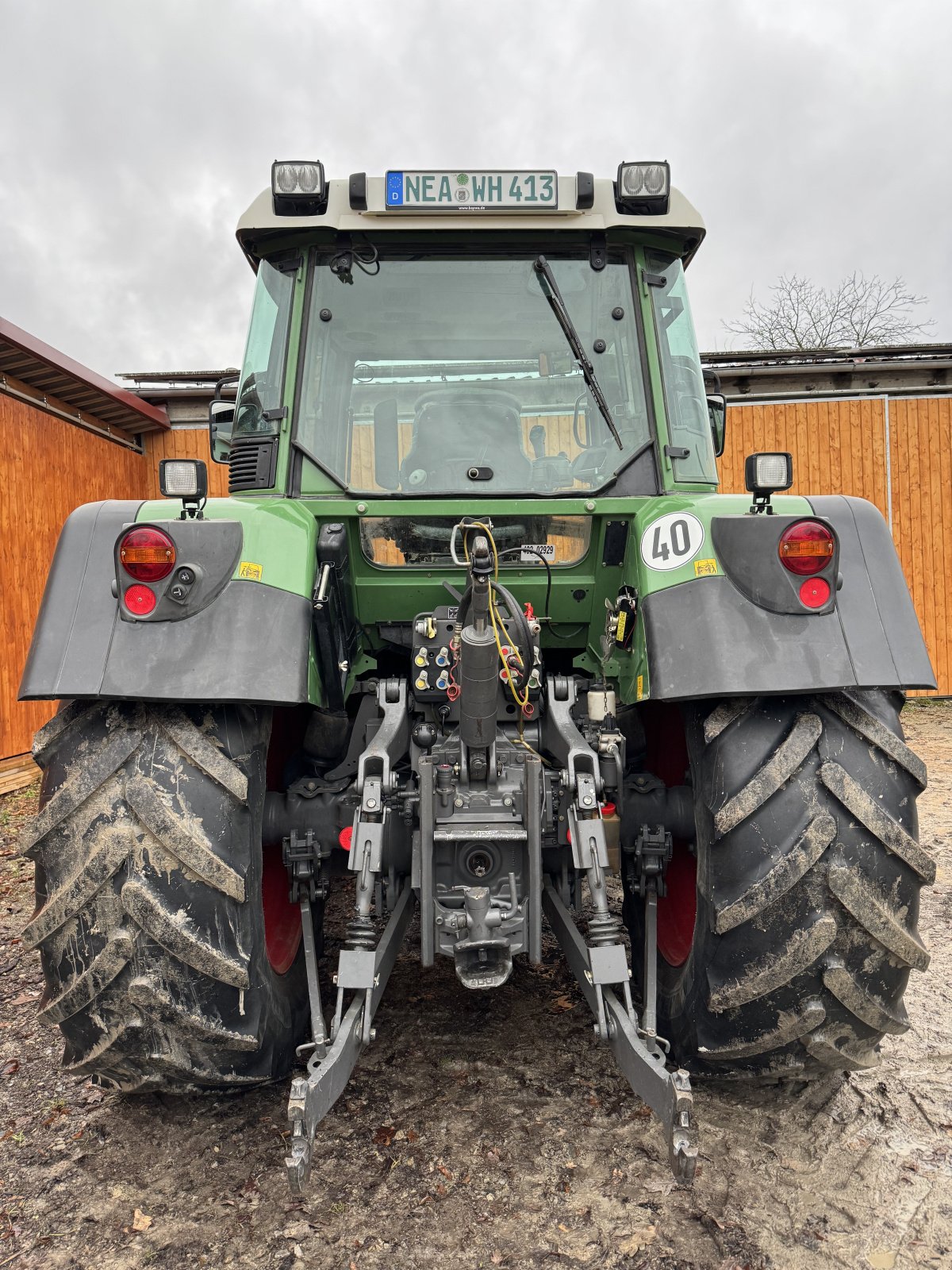 Traktor del tipo Fendt Farmer 413 Vario, Gebrauchtmaschine en Simmershofen (Imagen 4)