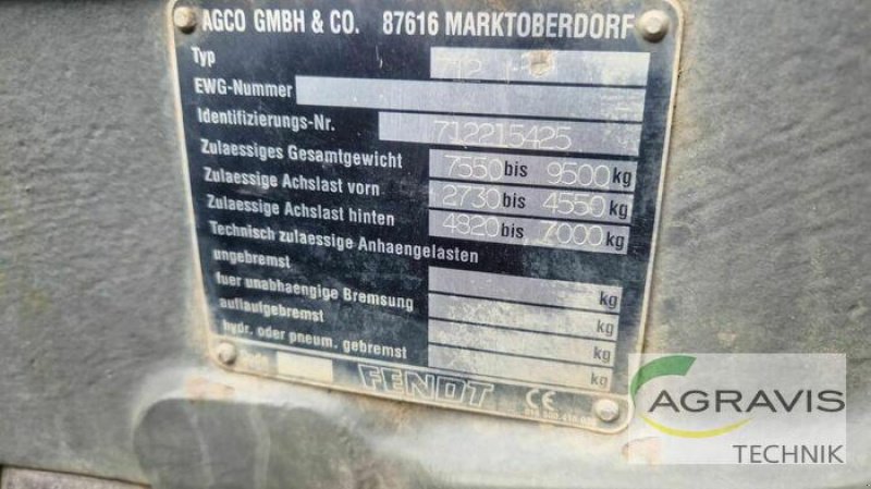 Traktor типа Fendt FAVORIT 712 VARIO, Gebrauchtmaschine в Beckum (Фотография 18)