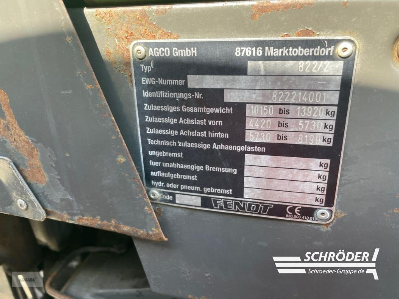 Traktor tip Fendt FAVORIT 822, Gebrauchtmaschine in Wildeshausen (Poză 22)