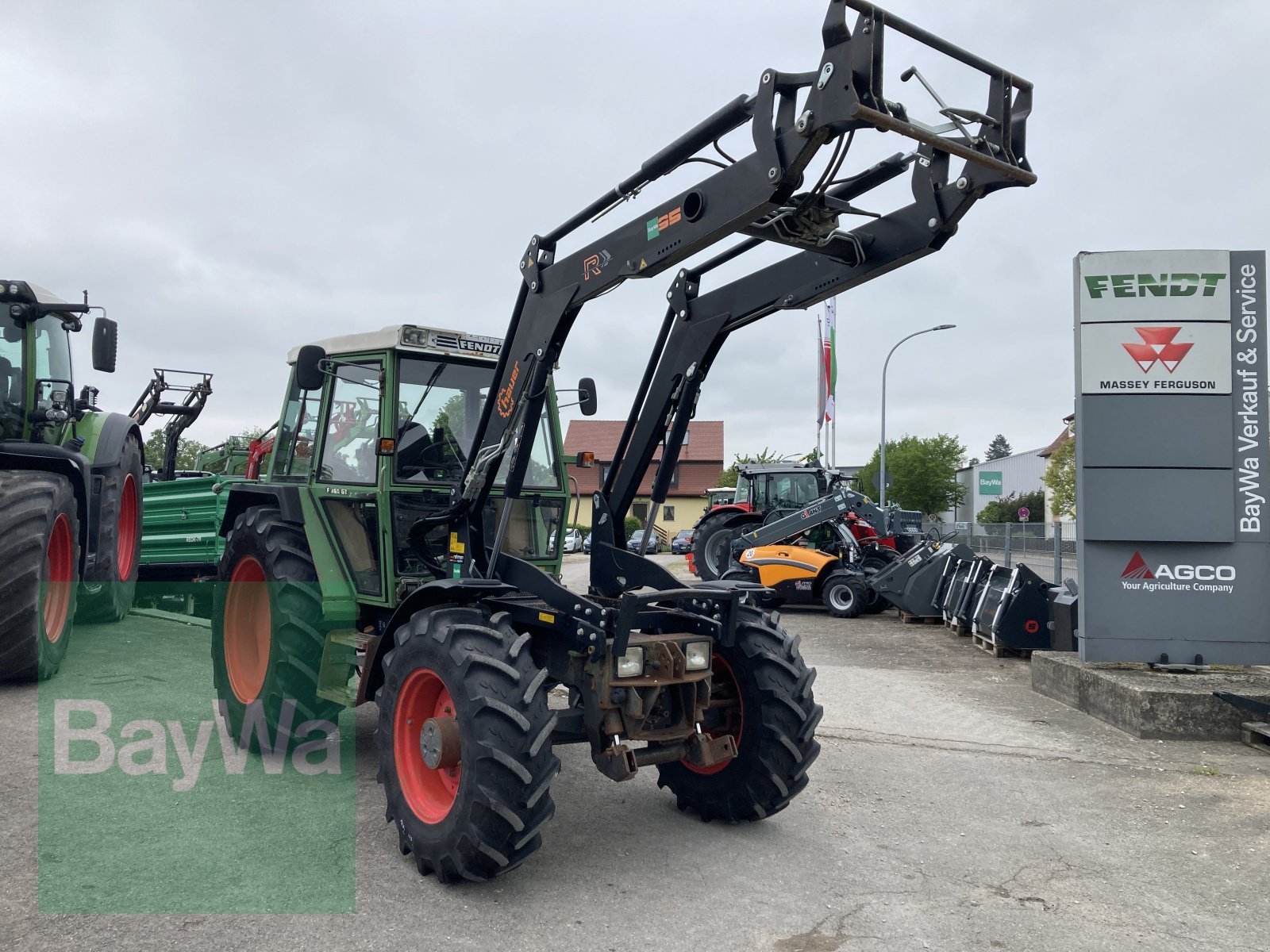 Traktor des Typs Fendt GT 365 + neuwertigen Hauer Frontlader, Gebrauchtmaschine in Dinkelsbühl (Bild 2)