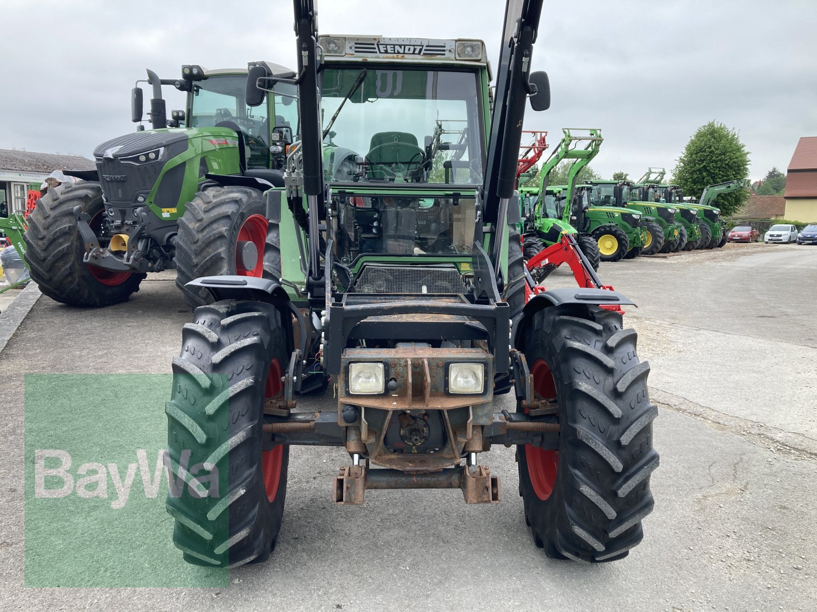 Traktor des Typs Fendt GT 365 + neuwertigen Hauer Frontlader, Gebrauchtmaschine in Dinkelsbühl (Bild 3)