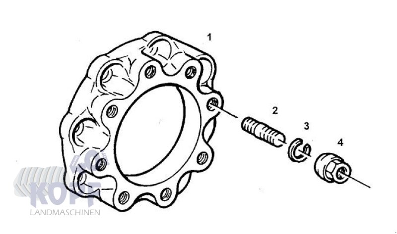 Traktor typu Fendt Spurverbreiterung ein Paar 14 cm, Neumaschine w Schutterzell (Zdjęcie 3)