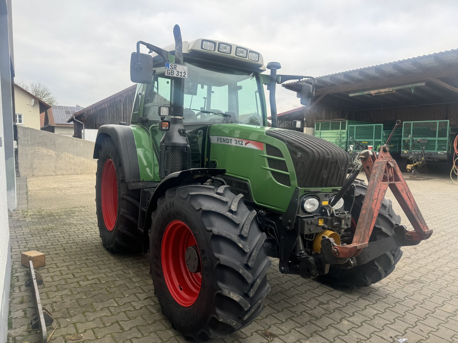 Traktor Türe ait Fendt Vario 312, Gebrauchtmaschine içinde Bogen (resim 3)