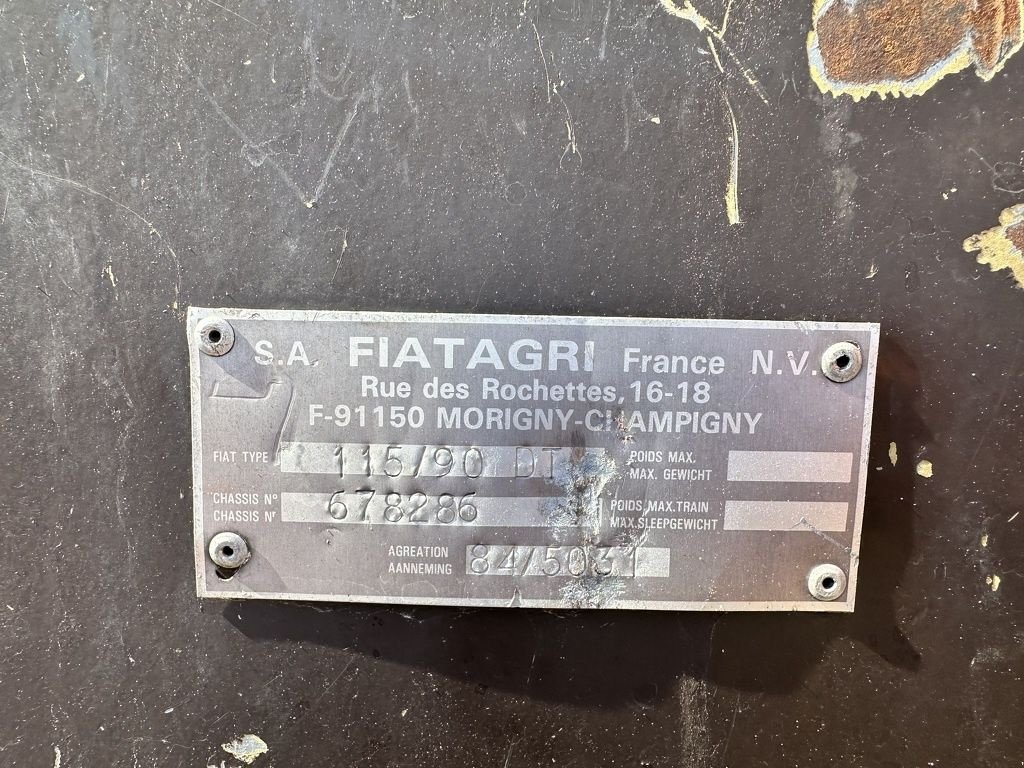 Traktor типа Fiat 115-90 DT, Gebrauchtmaschine в Callantsoog (Фотография 11)