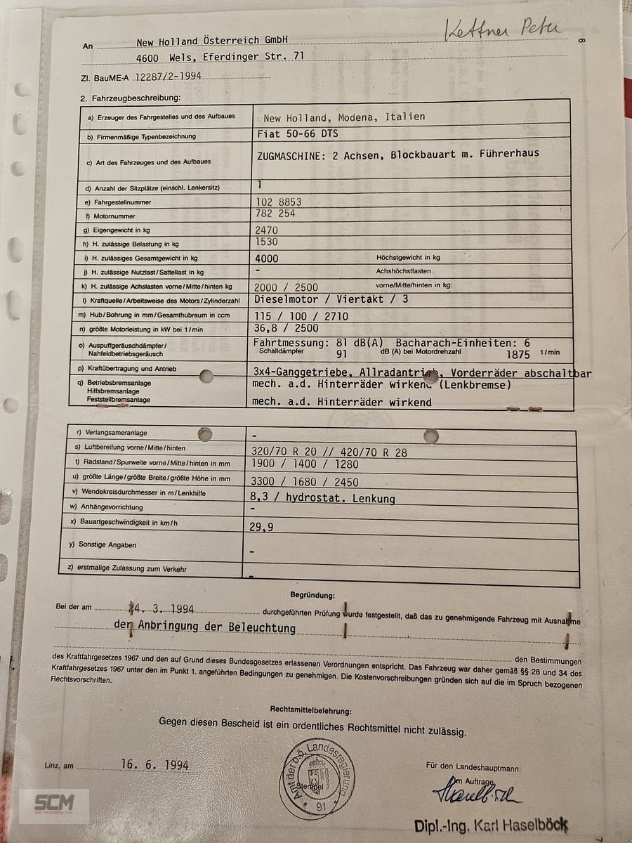 Traktor a típus Fiat 50-66 DTS, Gebrauchtmaschine ekkor: St. Marein (Kép 3)