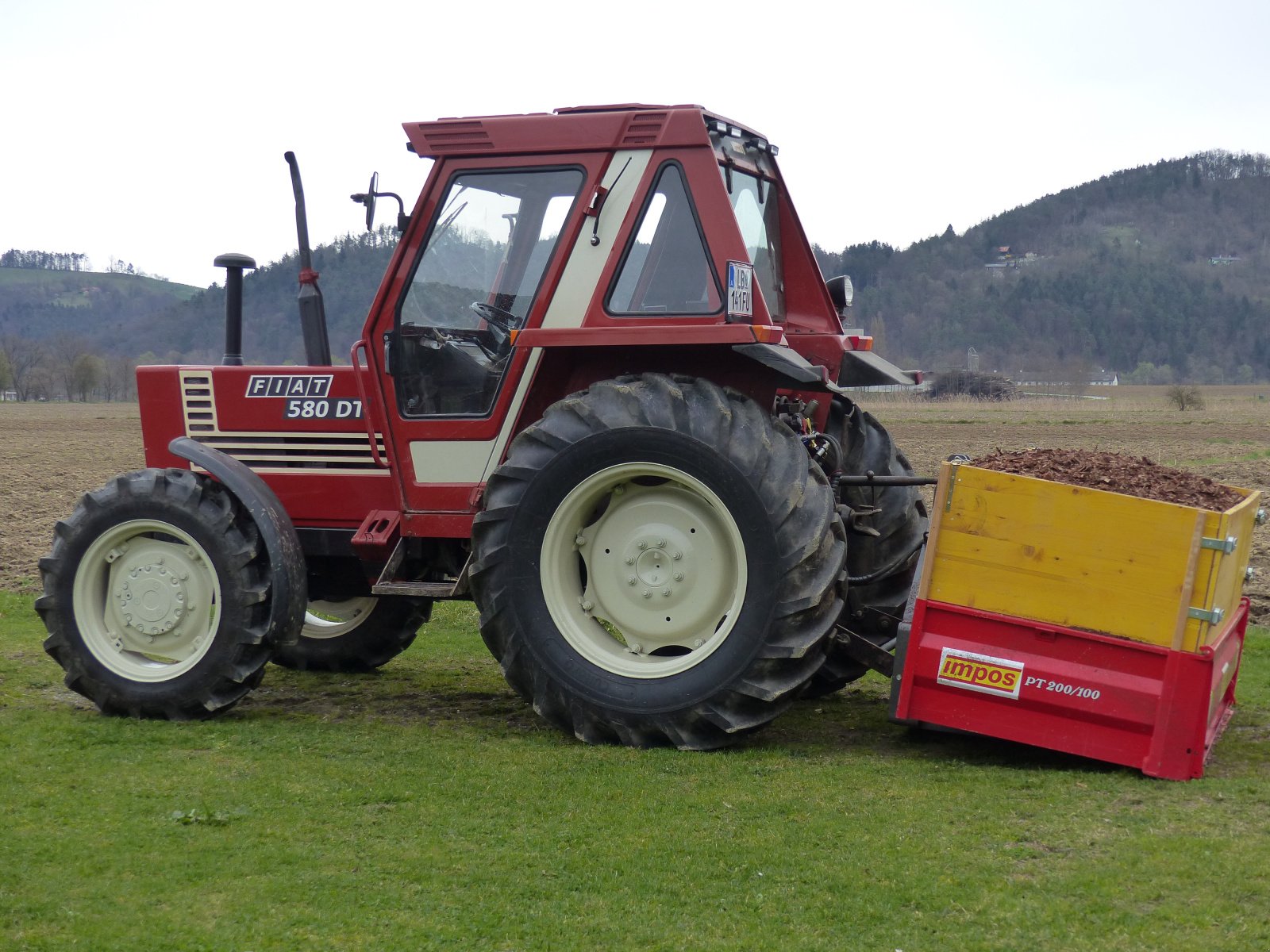 Traktor типа Fiat 580dt, Gebrauchtmaschine в großklein (Фотография 1)