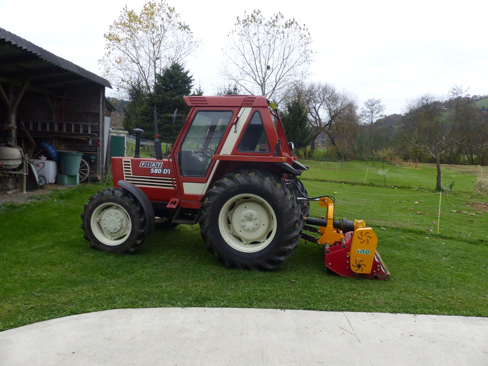 Traktor типа Fiat 580dt, Gebrauchtmaschine в großklein (Фотография 3)