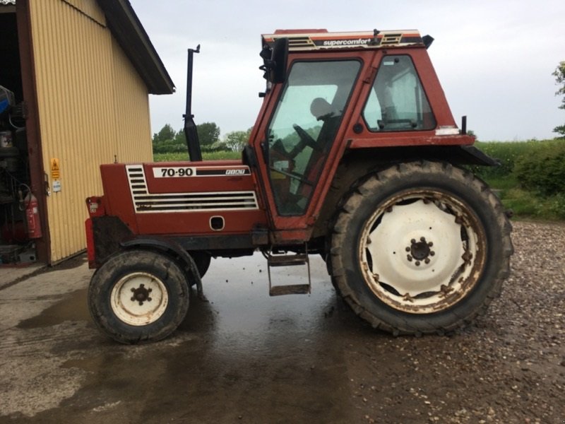 Traktor tip Fiat 70-90 med tvillingehjul  6310 timer, Gebrauchtmaschine in Egtved (Poză 1)