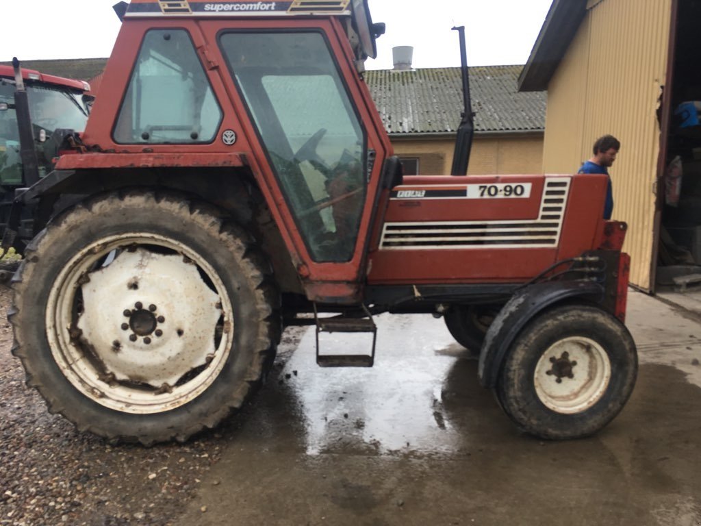 Traktor tip Fiat 70-90 med tvillingehjul  6310 timer, Gebrauchtmaschine in Egtved (Poză 2)