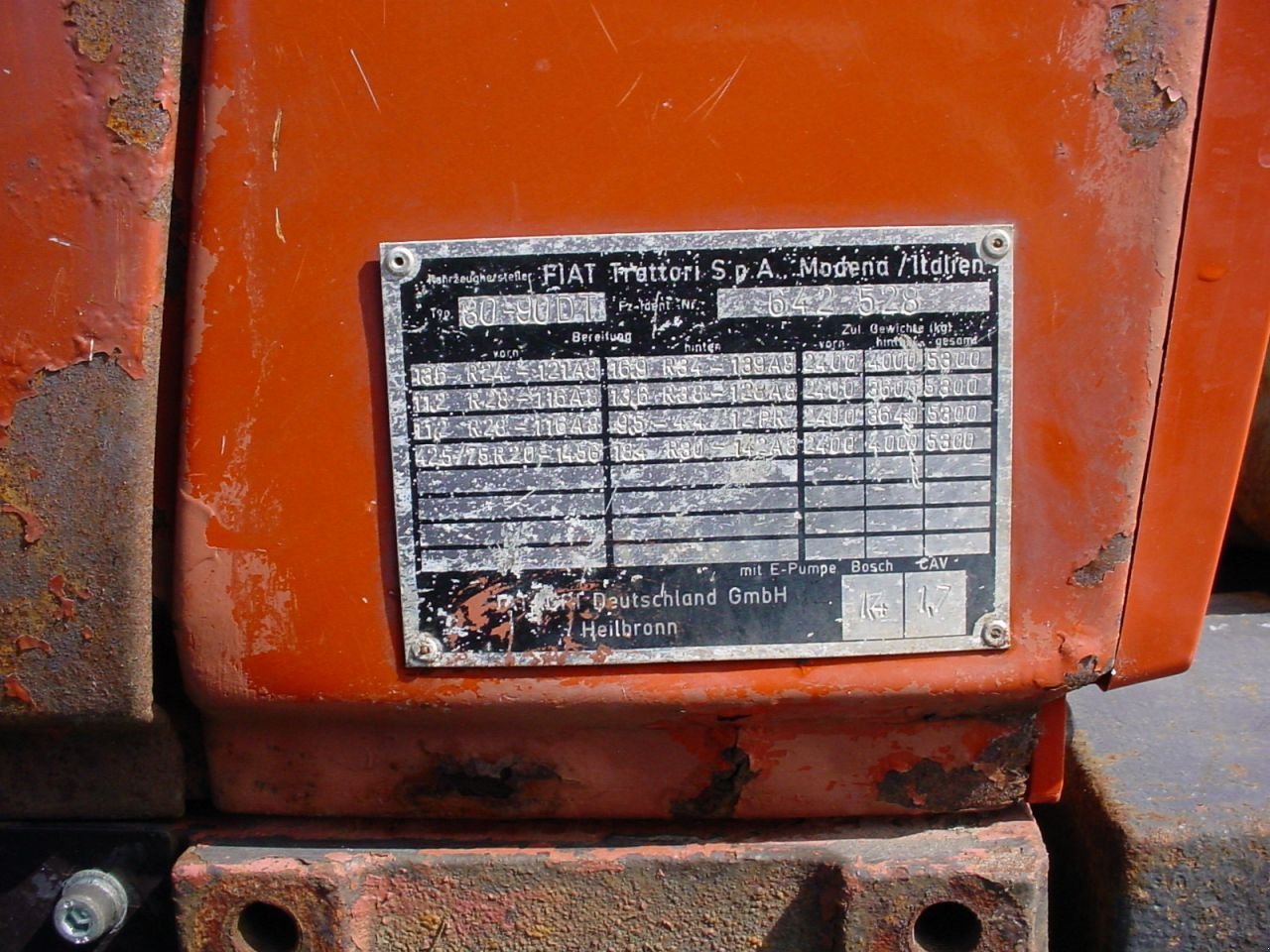 Traktor del tipo Fiat 80-90, Gebrauchtmaschine In Wieringerwerf (Immagine 4)