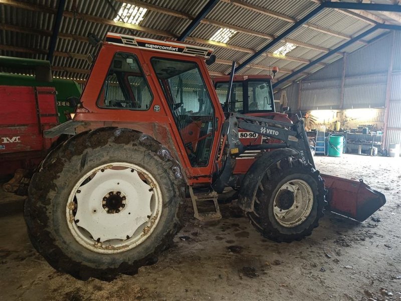 Traktor of the type Fiat 80-90DT med Veto frontlæsser, Gebrauchtmaschine in Egtved (Picture 1)