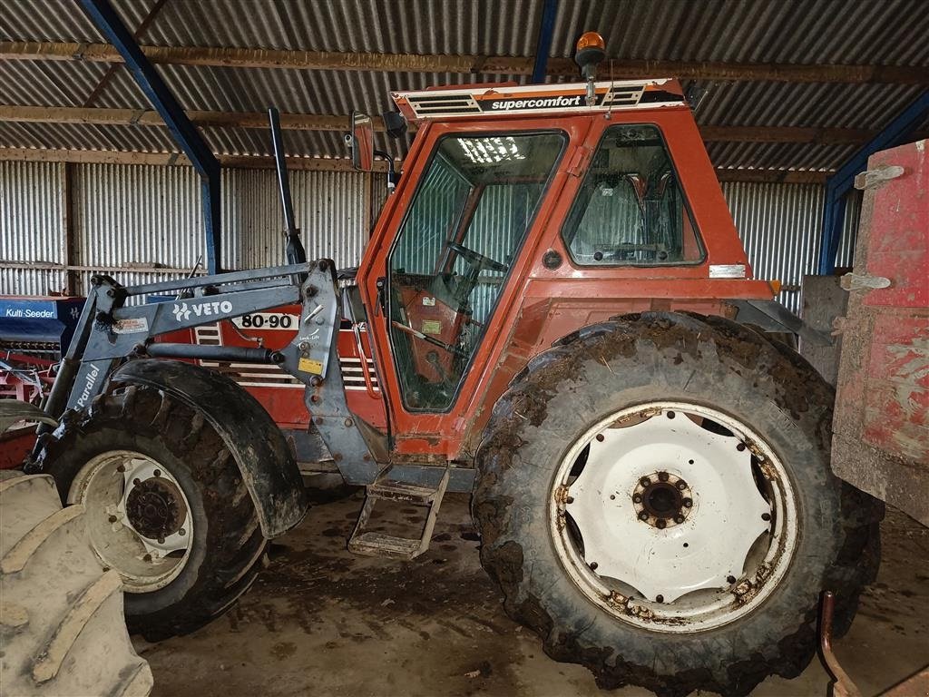 Traktor des Typs Fiat 80-90DT med Veto frontlæsser, Gebrauchtmaschine in Egtved (Bild 3)