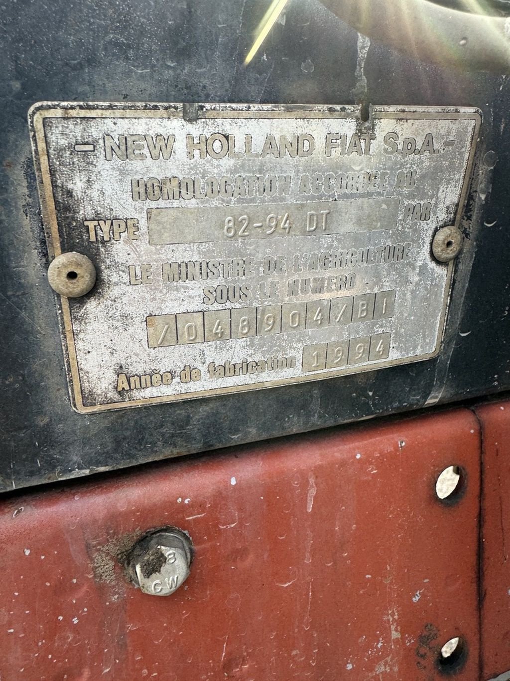 Traktor tip Fiat 82-94DT, Gebrauchtmaschine in Callantsoog (Poză 10)