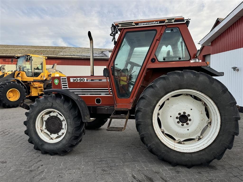 Traktor du type Fiat 90-90 DT TURBO OG KUN 3100 TIMER! ORIGINAL STAND!, Gebrauchtmaschine en Nørager (Photo 4)