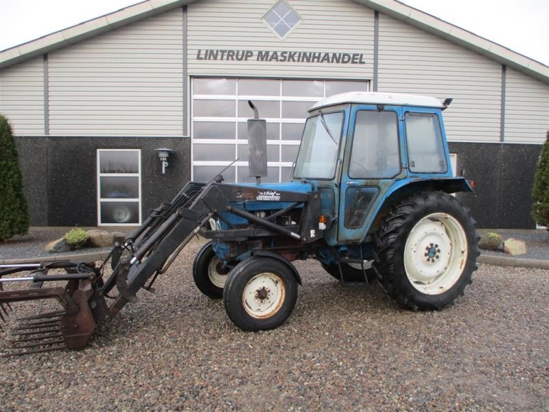 Traktor des Typs Ford 6600 med frontlæsser, Gebrauchtmaschine in Lintrup (Bild 1)