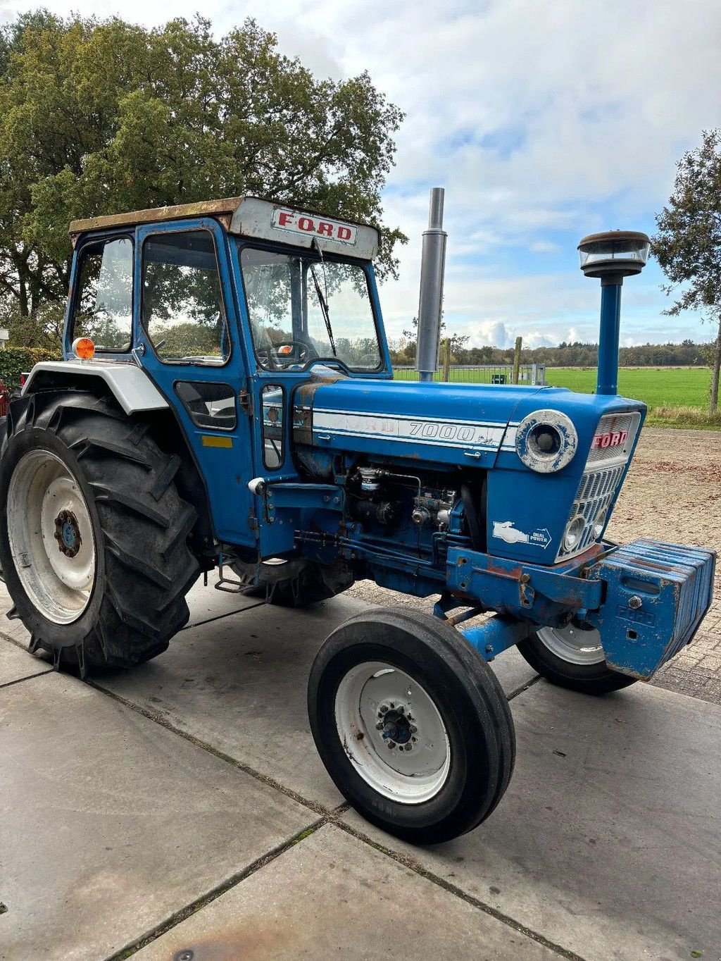 Traktor des Typs Ford 7000, Gebrauchtmaschine in Willemsoord (Bild 2)