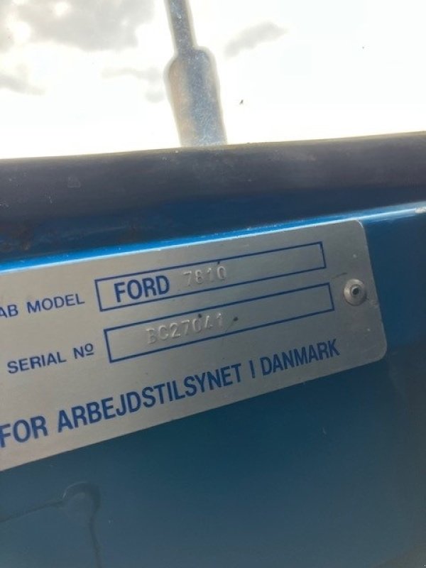 Traktor Türe ait Ford 7810 Silver Jubilerums model, Gebrauchtmaschine içinde Børkop (resim 5)