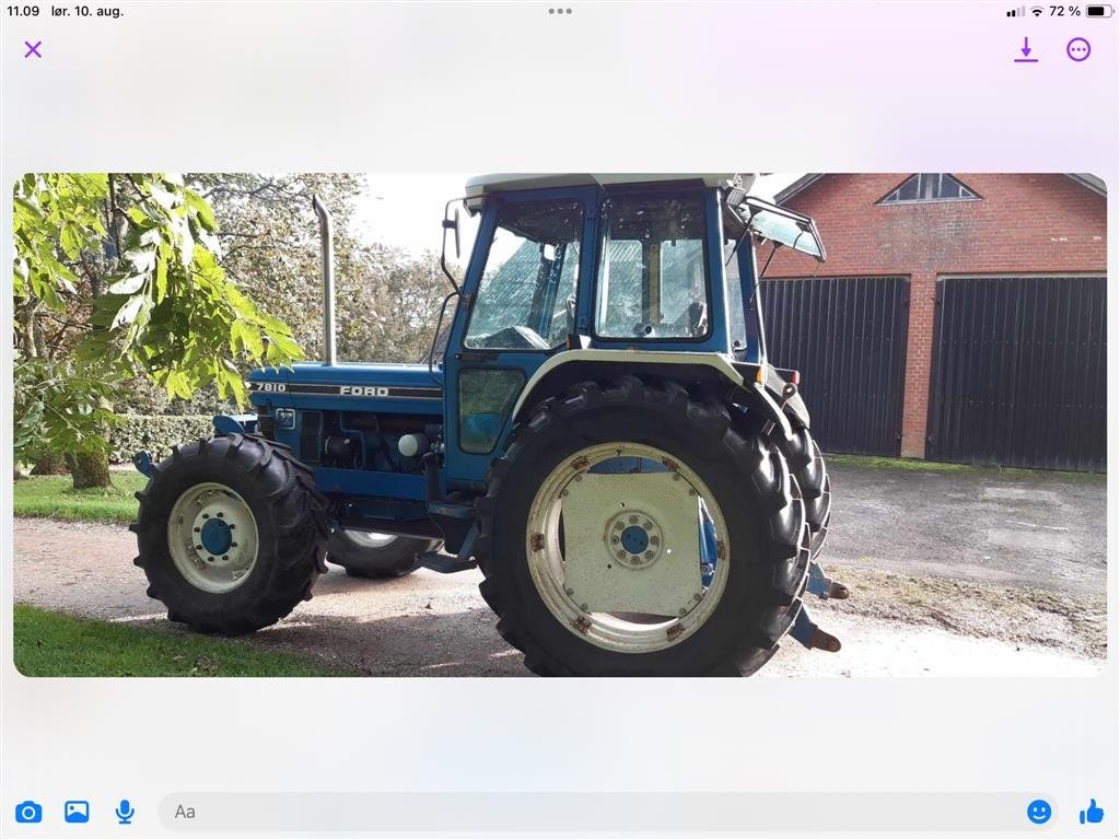 Traktor del tipo Ford 7810, Gebrauchtmaschine en Skive (Imagen 3)