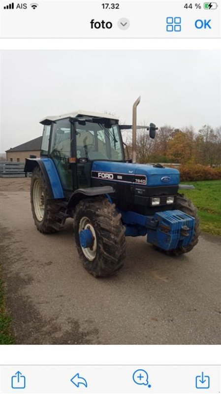 Traktor van het type Ford 7840SLE 4WD, Gebrauchtmaschine in Horsens (Foto 1)