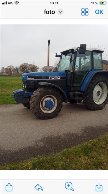 Traktor van het type Ford 7840SLE 4WD, Gebrauchtmaschine in Horsens (Foto 6)