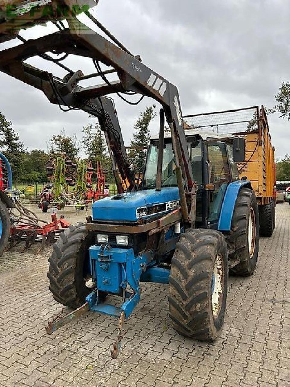 Traktor za tip Ford 8340, Gebrauchtmaschine u ag BROEKLAND (Slika 2)