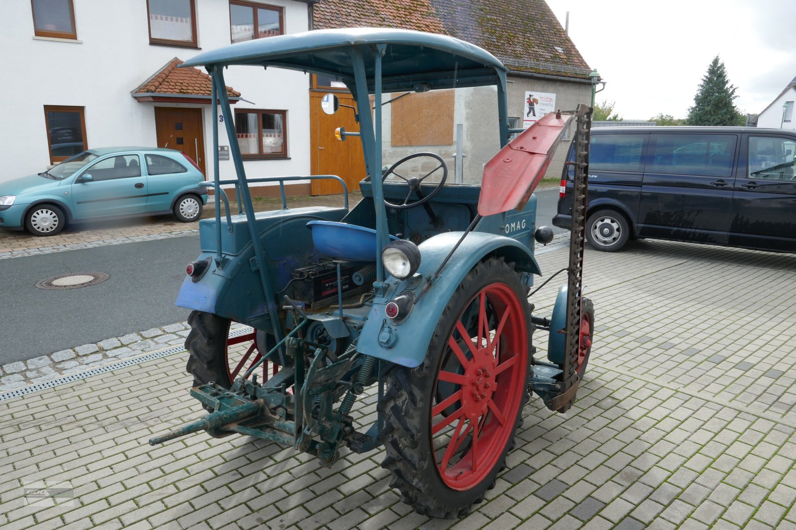 Traktor van het type Hanomag R16A mit Verdeck, Mähwerk und Pflug. Aus 1. Hand! Technisch und optisch OK!, Gebrauchtmaschine in Langenzenn (Foto 5)