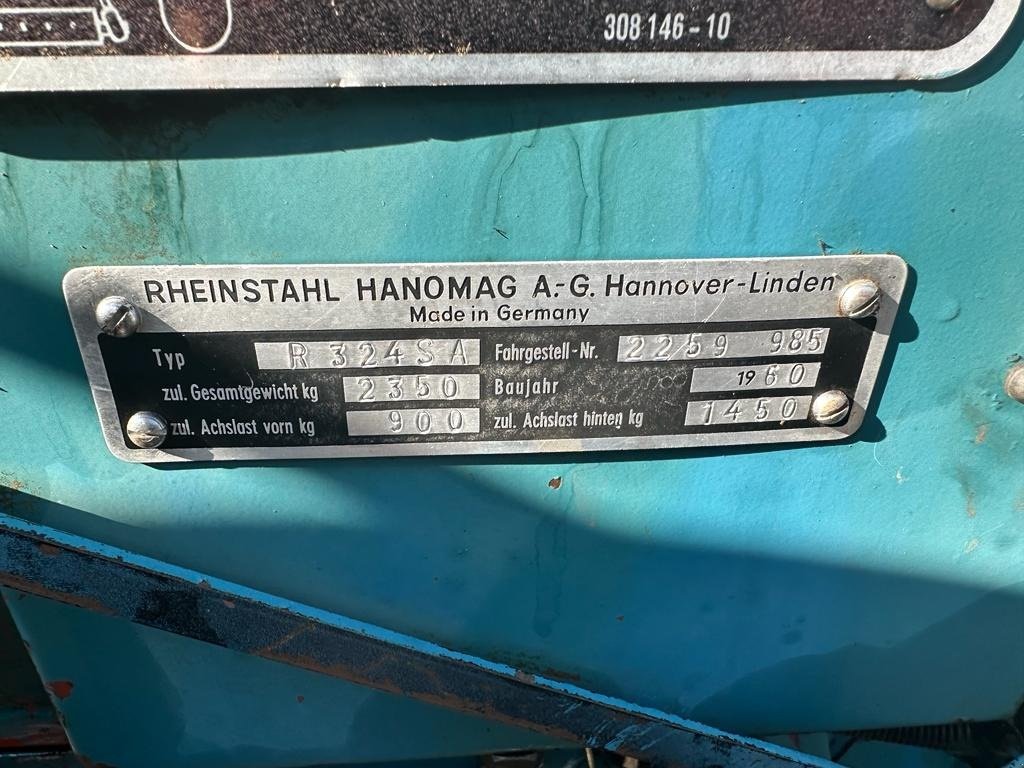 Traktor typu Hanomag R324S, Gebrauchtmaschine w Schutterzell (Zdjęcie 9)