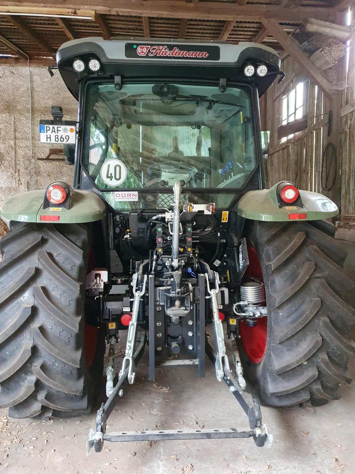 Traktor του τύπου Hürlimann XB 125, Neumaschine σε Aiglsbach (Φωτογραφία 2)