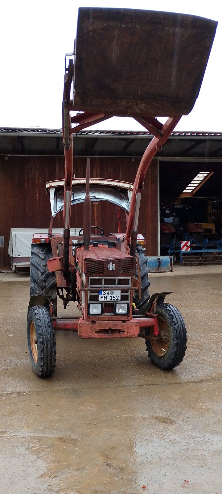 Traktor van het type IHC 844 S, Gebrauchtmaschine in Werneck (Foto 3)